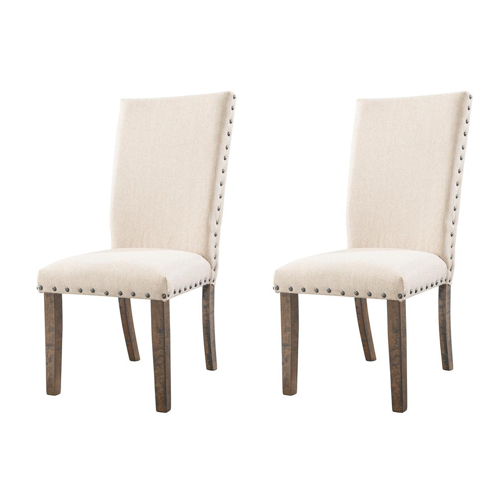 Dex 5PC Dining Set-Table, 4 Upholstered Side Chairs