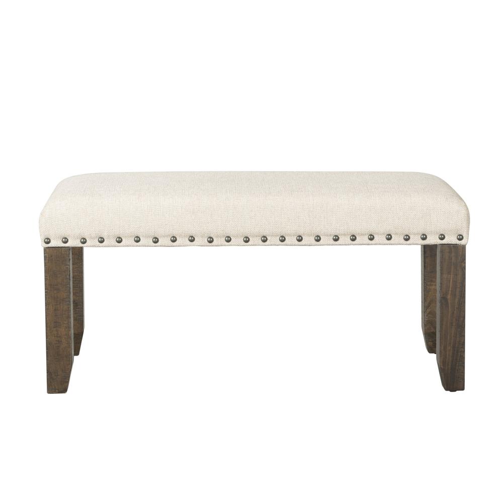 Dex 6PC Dining Set-Table, 4 Upholstered Side Chairs & Bench