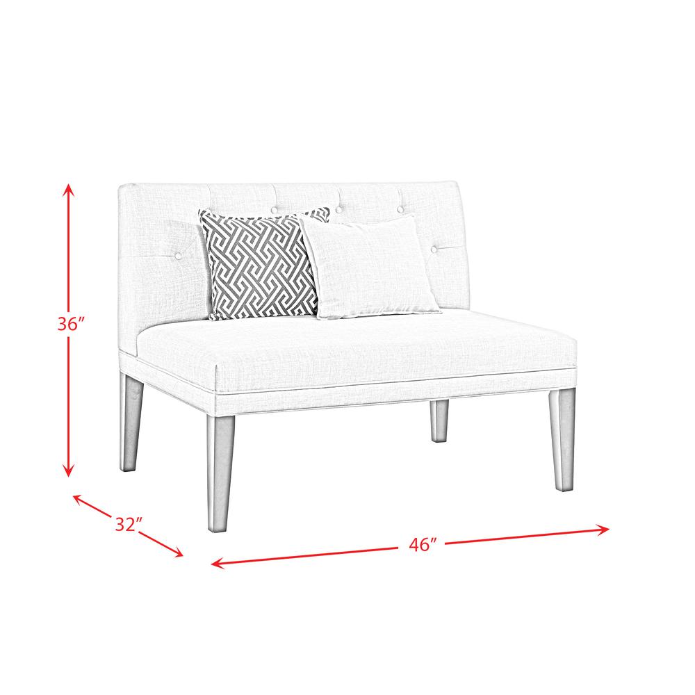 Mara Loveseat with Five Pillows