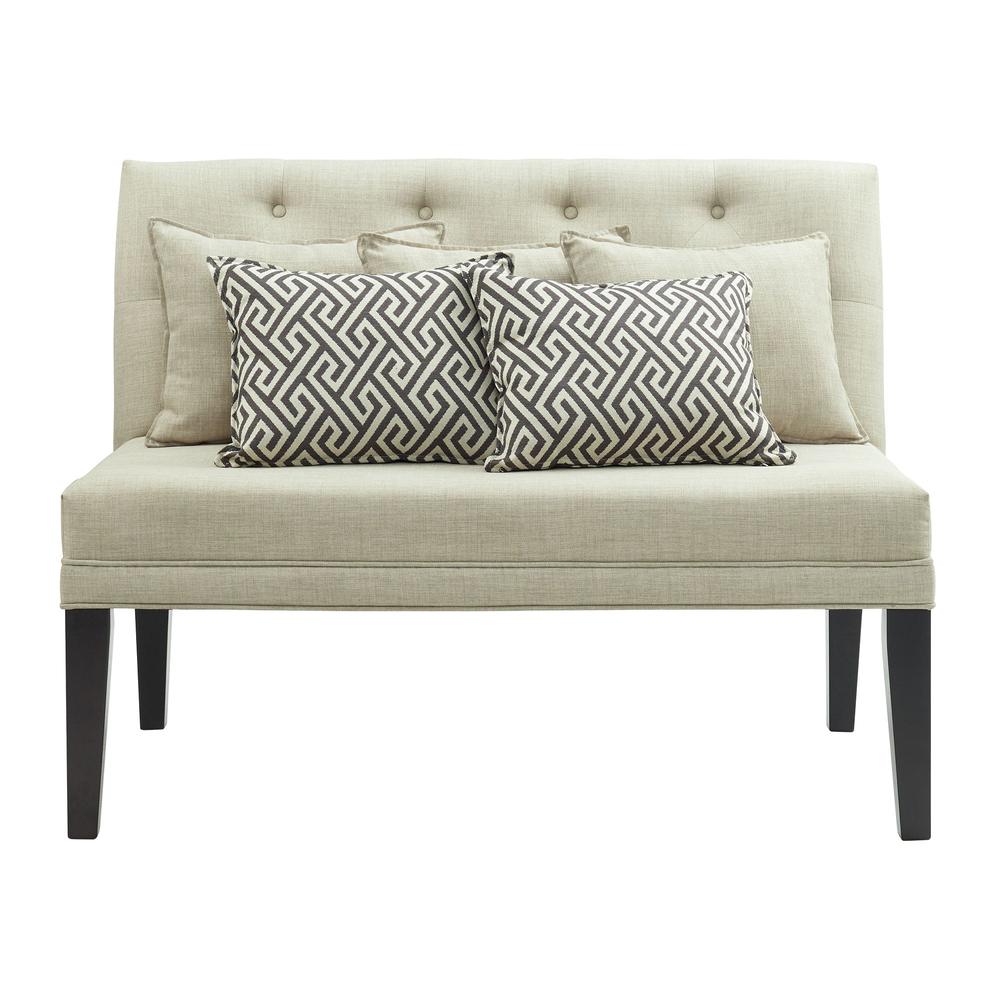 Mara Loveseat with Five Pillows