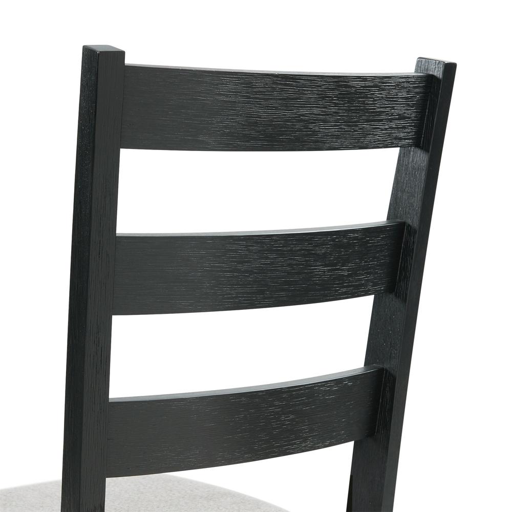 Tuttle 3PC Drop Leaf Dining Set in Gray-Table & Two Chairs
