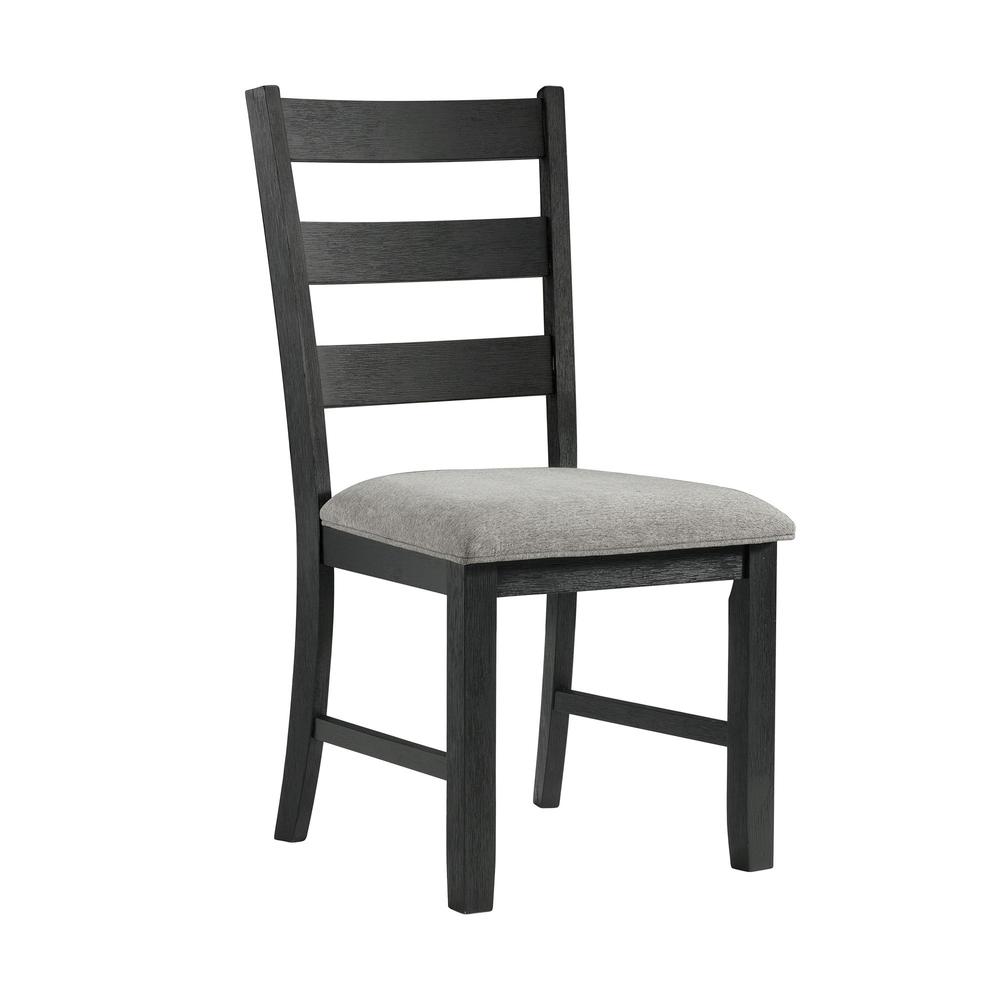 Tuttle 3PC Drop Leaf Dining Set in Gray-Table & Two Chairs