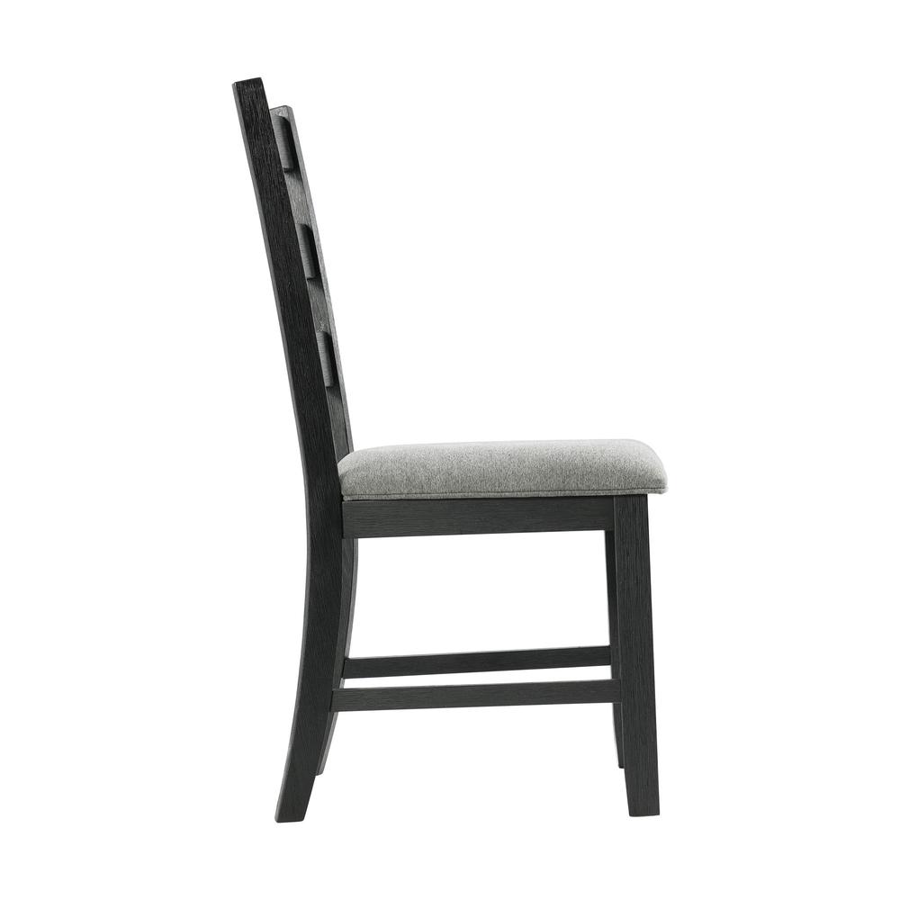 Tuttle 3PC Drop Leaf Dining Set in Gray-Table & Two Chairs