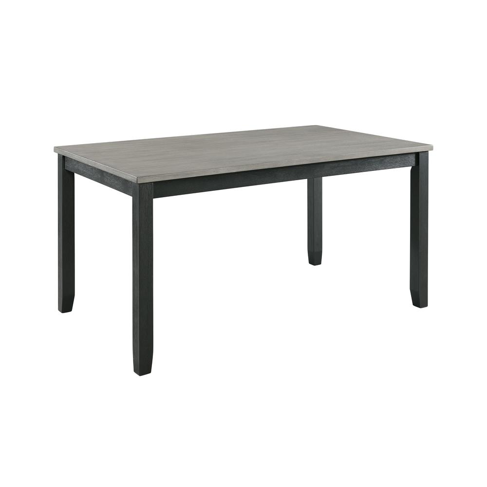 Kona Gray 6PC Dining Set-Table, Four Chairs & Bench