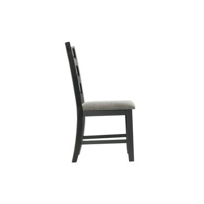 Kona Gray 6PC Dining Set-Table, Four Chairs & Bench