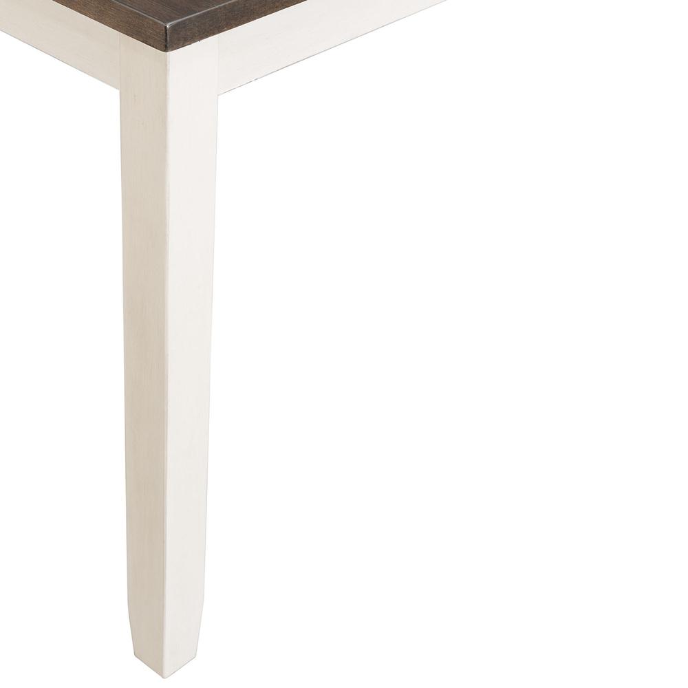 Kona Brown 6PC Dining Set-Table, Four Chairs & Bench
