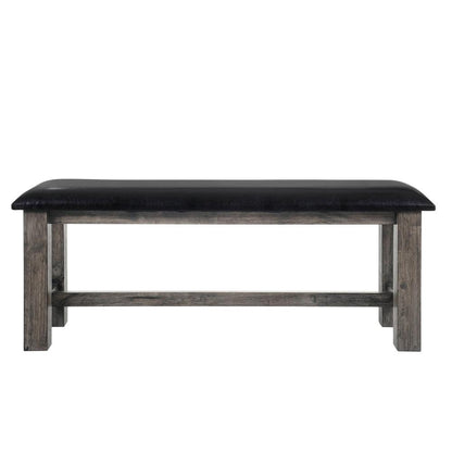 Grayson Bench w. PU Padded Seat