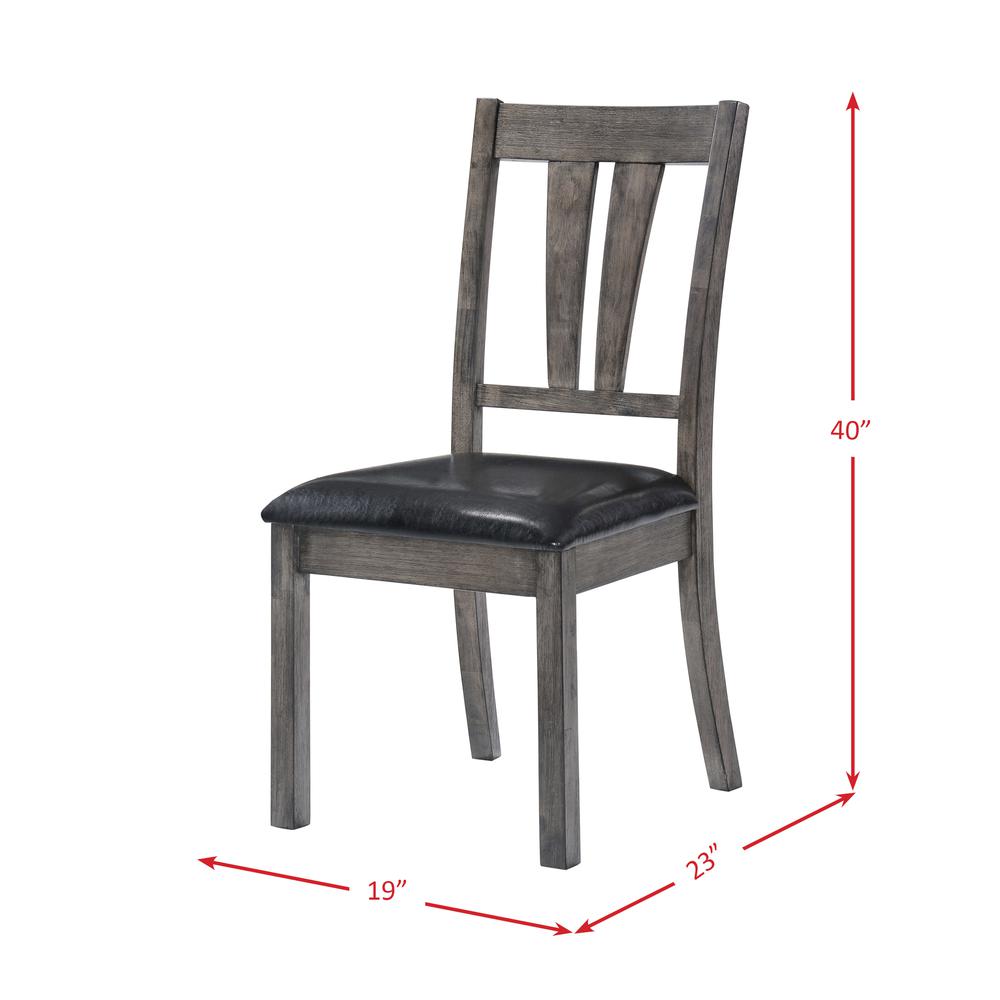 Grayson Dining  with Padded Seats 6PC Set