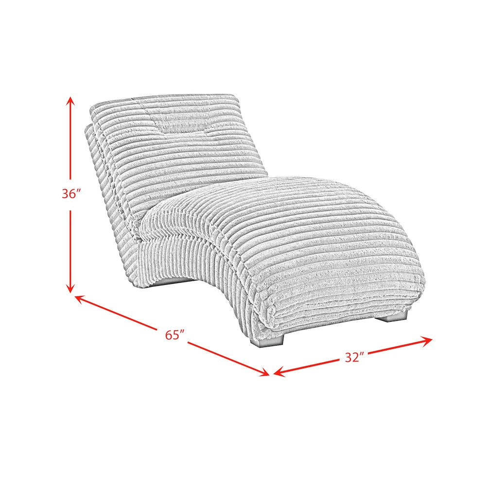 Victoria Chaise in Masis Cocoa