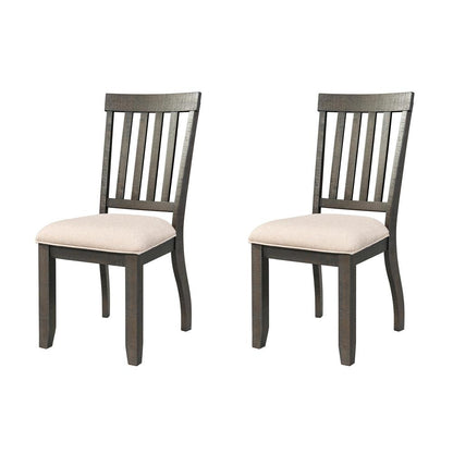 Stanford 6PC Dining Set-Table, 4 Side Chairs & Pew Bench