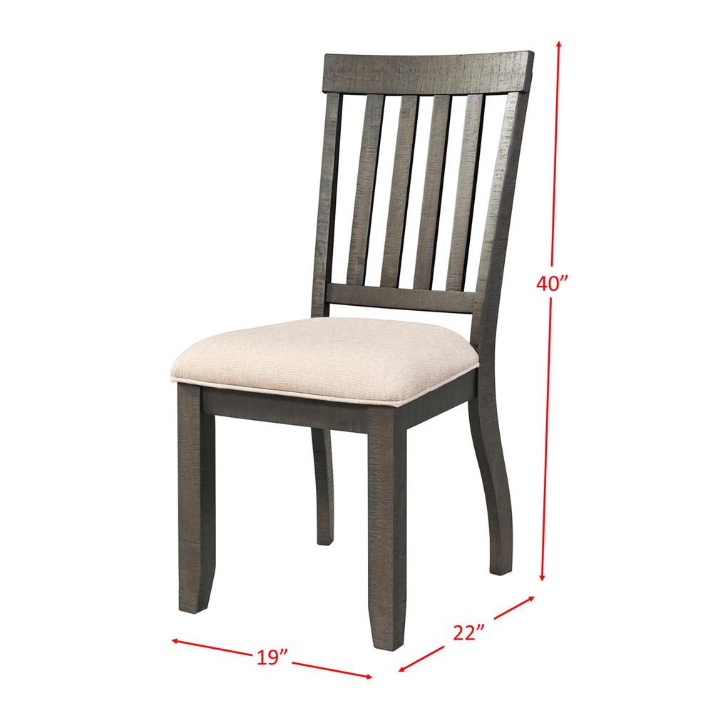 Stanford 6PC Dining Set-Table, 4 Side Chairs & Pew Bench