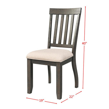 Stanford 6PC Dining Set-Table, 4 Side Chairs & Pew Bench