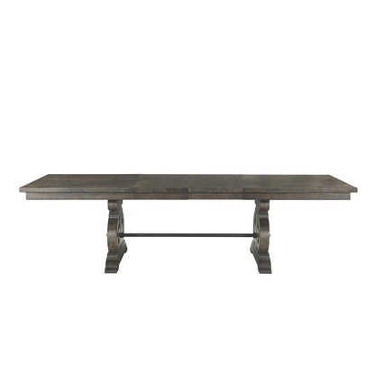 Stanford 6PC Dining Set-Table, 4 Side Chairs & Pew Bench