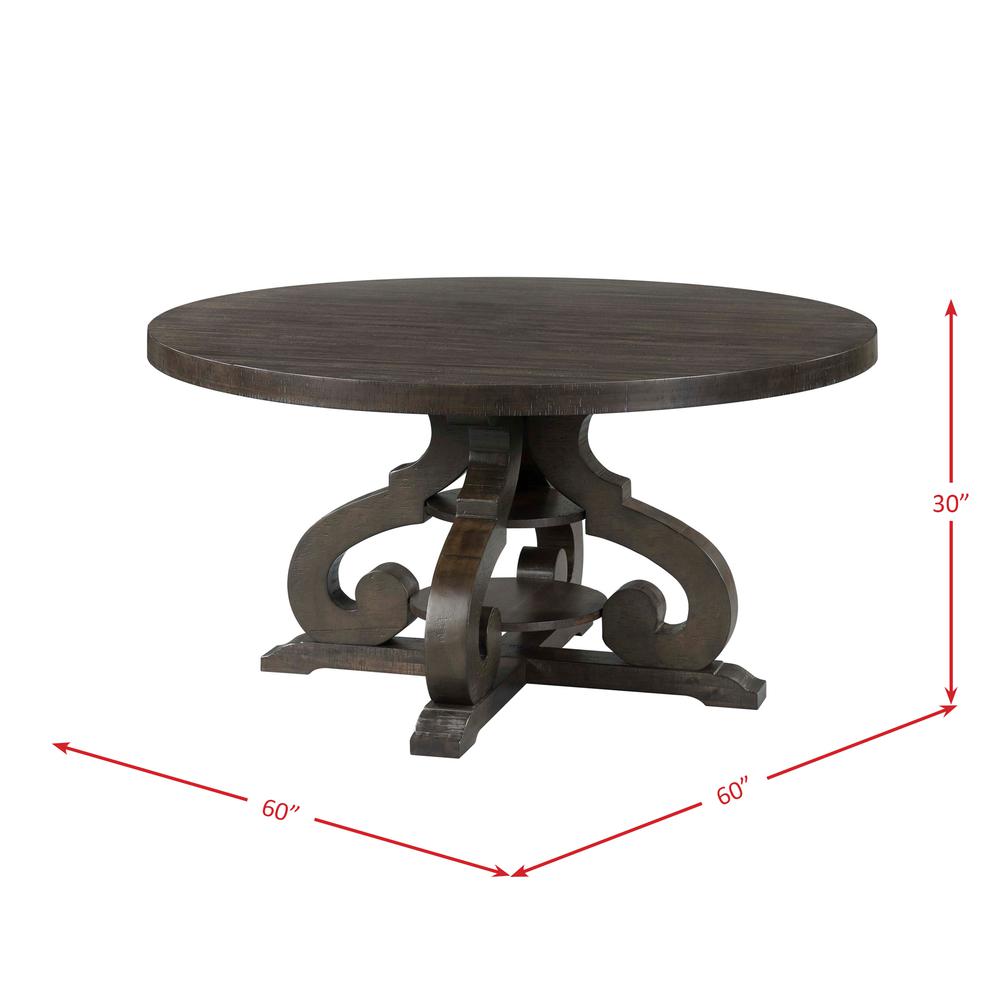 Stanford Round 7PC Dining Set-Round Table & 6 Chairs