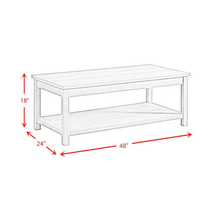 Holmes Three Pack Occasional Set in White
