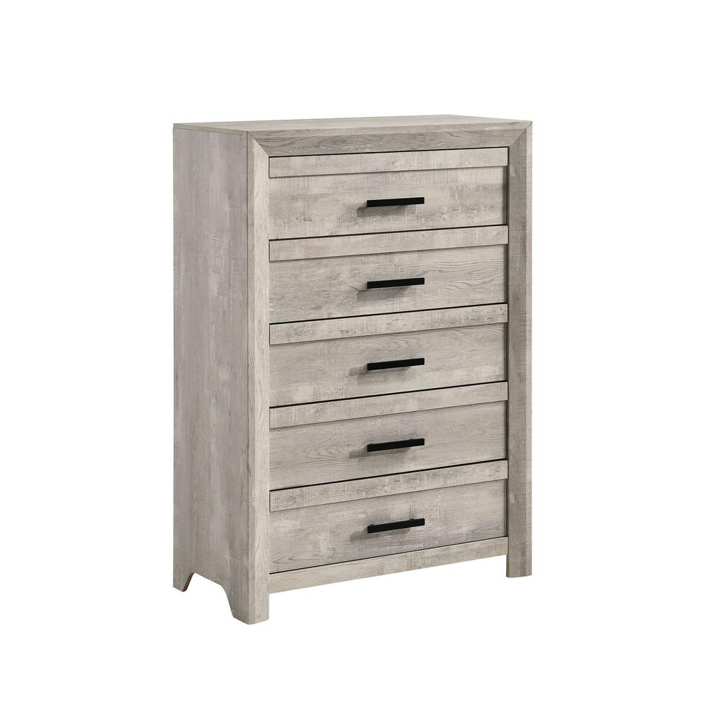 Keely Twin Panel 3PC Bedroom Set in White