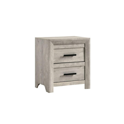 Keely 2-Drawer Nightstand in White