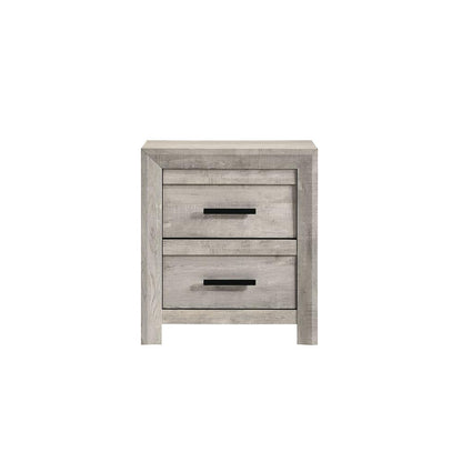 Keely 2-Drawer Nightstand in White