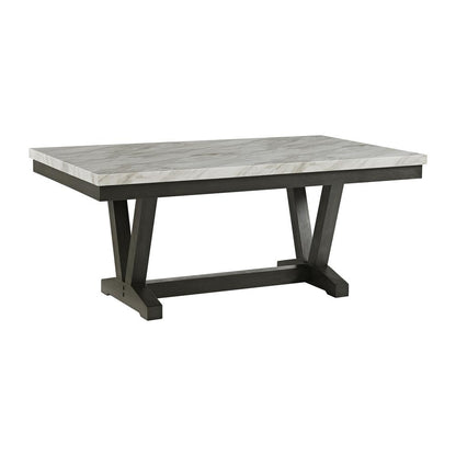 Eve 5PC Dining Set in Charcoal-Table & Four Chairs