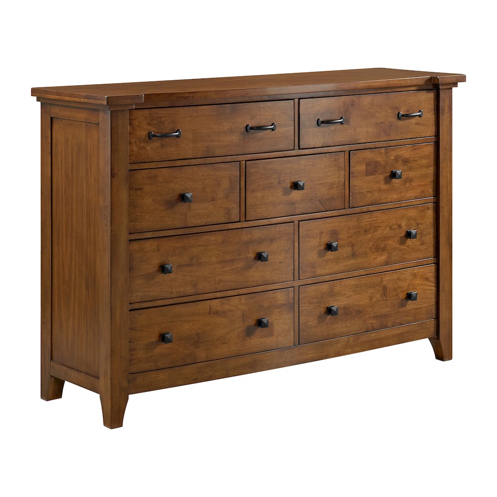 Joseph 9-Drawer Dresser in Chestnut