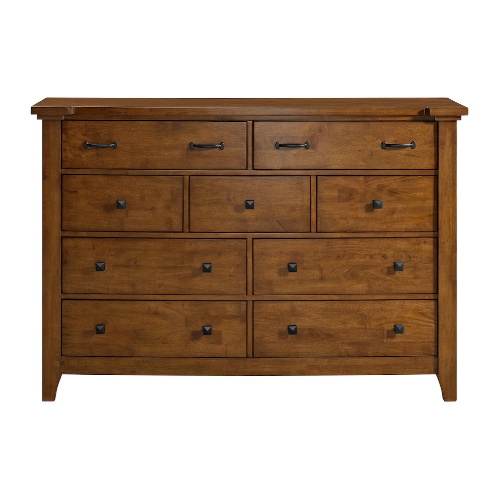 Joseph 9-Drawer Dresser in Chestnut