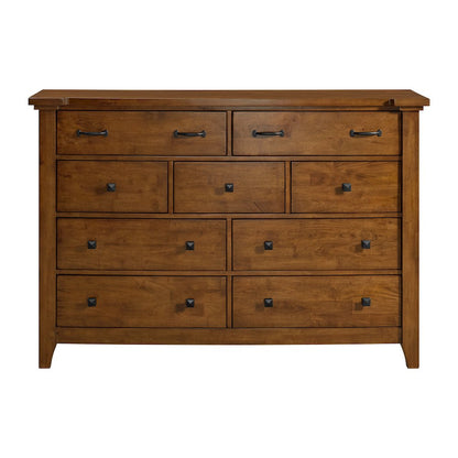 Joseph 9-Drawer Dresser in Chestnut