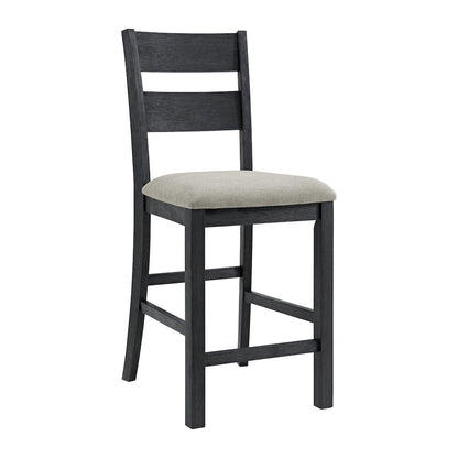 Mendoza 5PC Counter Set with Table and 4 Chairs in Black