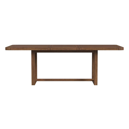 Thorin Dining Table with 18" Leaf in Brown