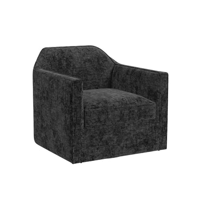 Aaron Swivel Chair in Beamer Blue