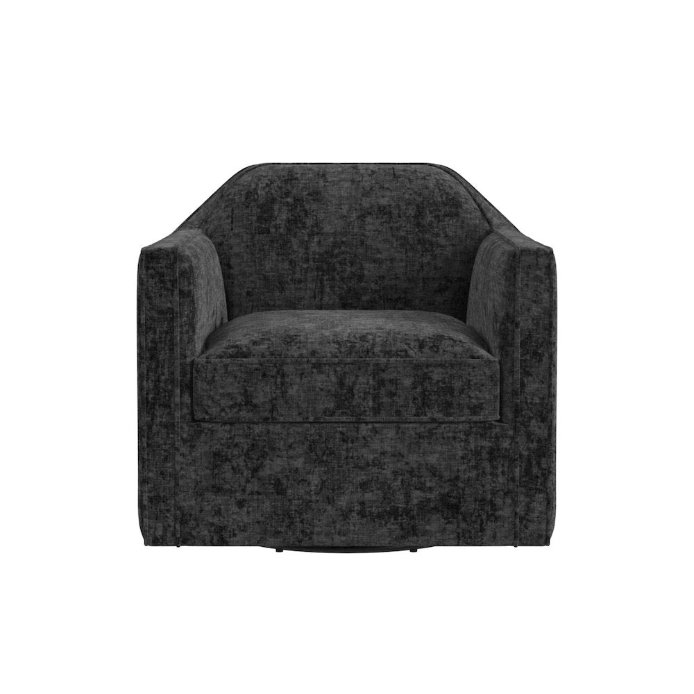 Aaron Swivel Chair in Beamer Blue
