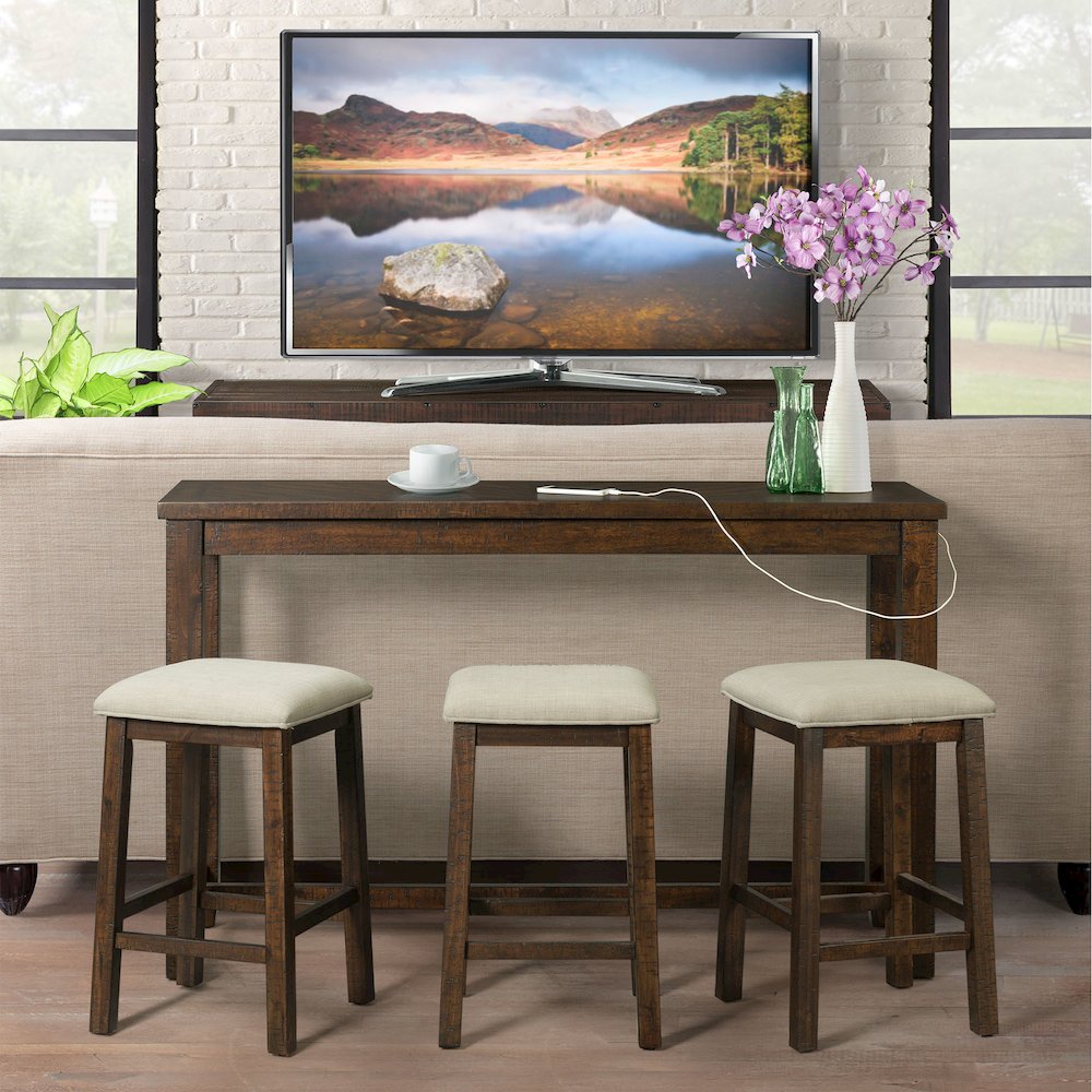 Dex Bar Table Single Pack (Table + Three Stools)