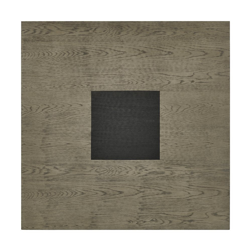 3PC Occasional Table Set in Grey and Dark Espresso-Coffee Table & TwoEnd Table