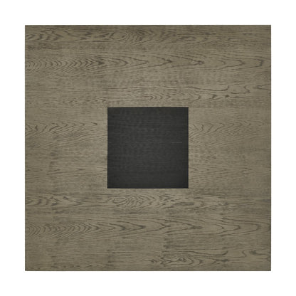 3PC Occasional Table Set in Grey and Dark Espresso-Coffee Table & TwoEnd Table