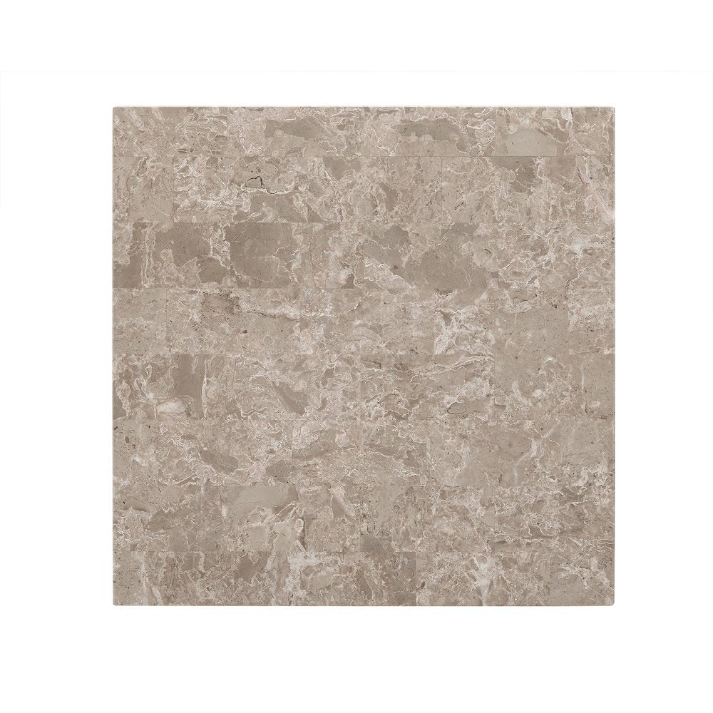 The Caleb End Table with Marble Top