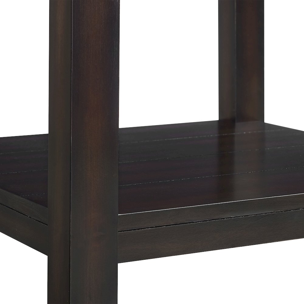 The Caleb End Table with Marble Top
