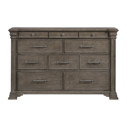 Paterson  10-Drawer Dresser in Grey
