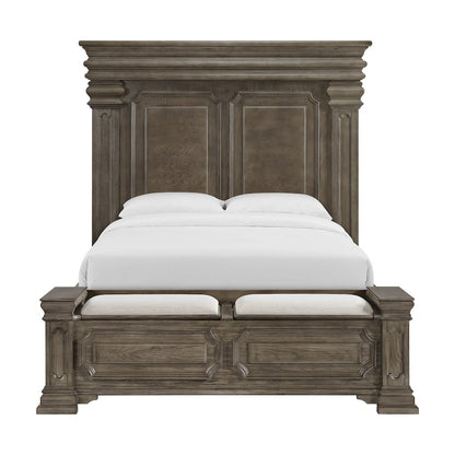 Paterson  Queen Storage Bed in Grey