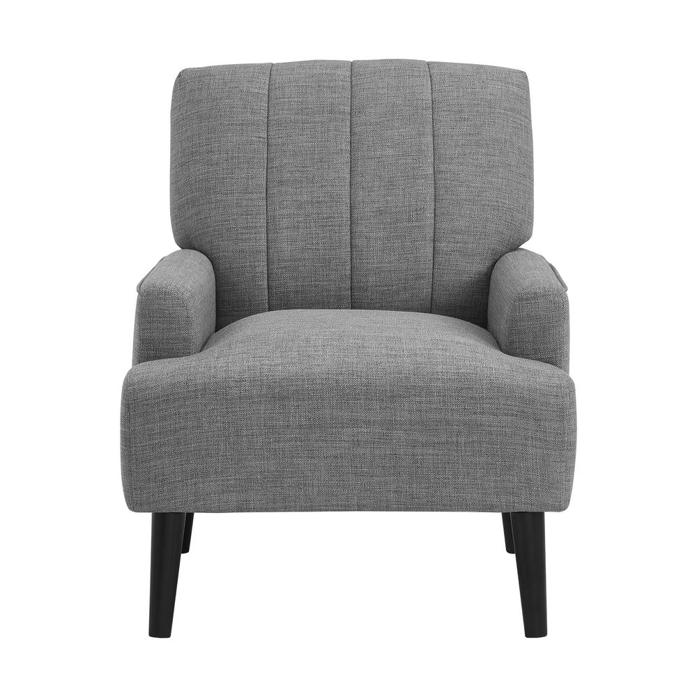May Chair with Channel Back in Palmer Steel
