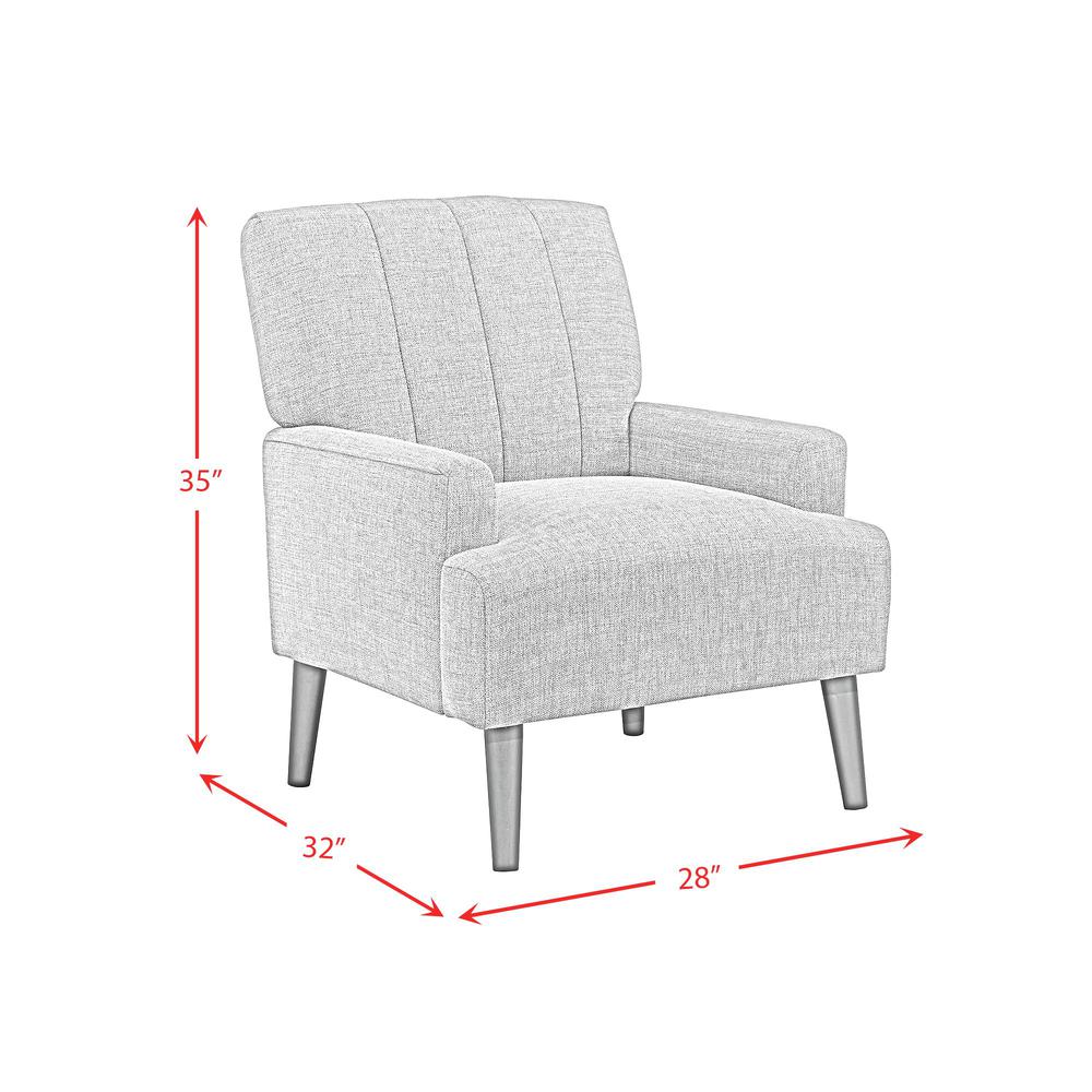 May Chair with Channel Back in Palmer Teal