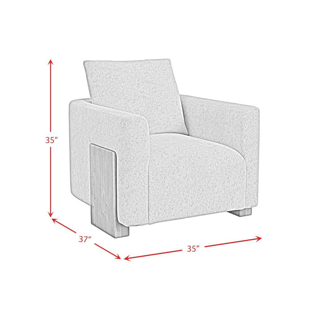 Ruth Accent Chair in Bama Toast