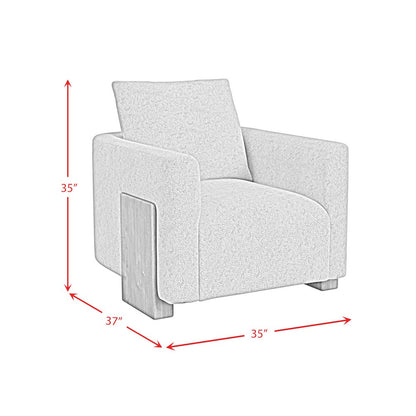 Ruth Accent Chair in Bama Toast
