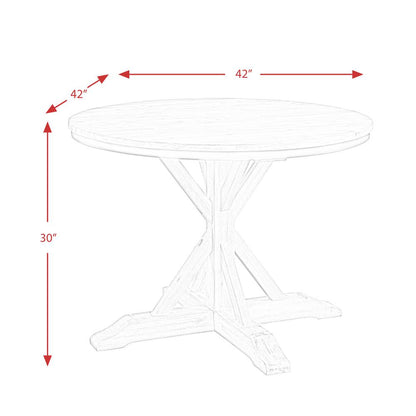 Keaton Round Standard Height Dining Table