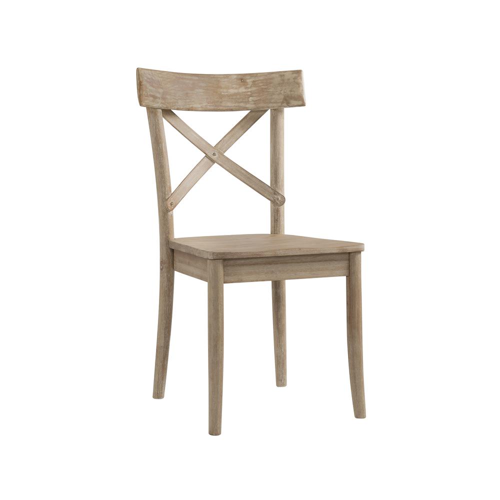 Keaton X-Back Wooden Side Chair Set