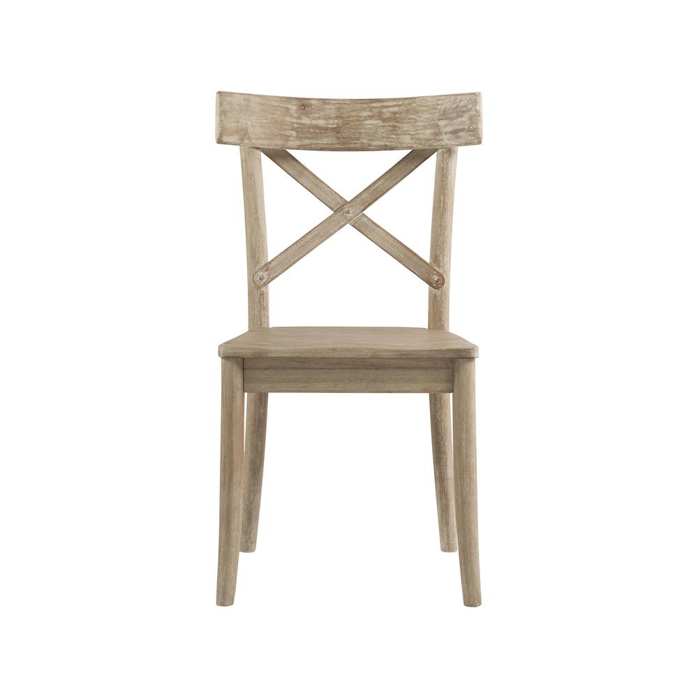 Keaton X-Back Wooden Side Chair Set