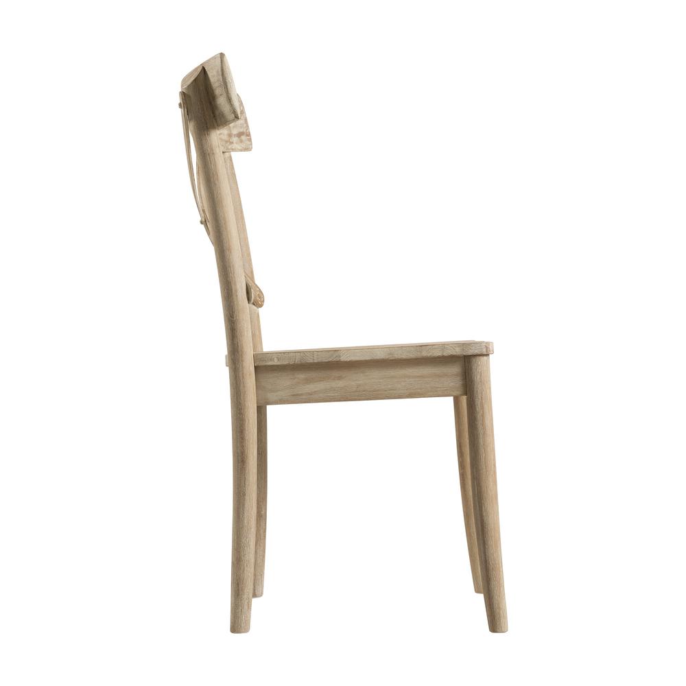 Keaton X-Back Wooden Side Chair Set