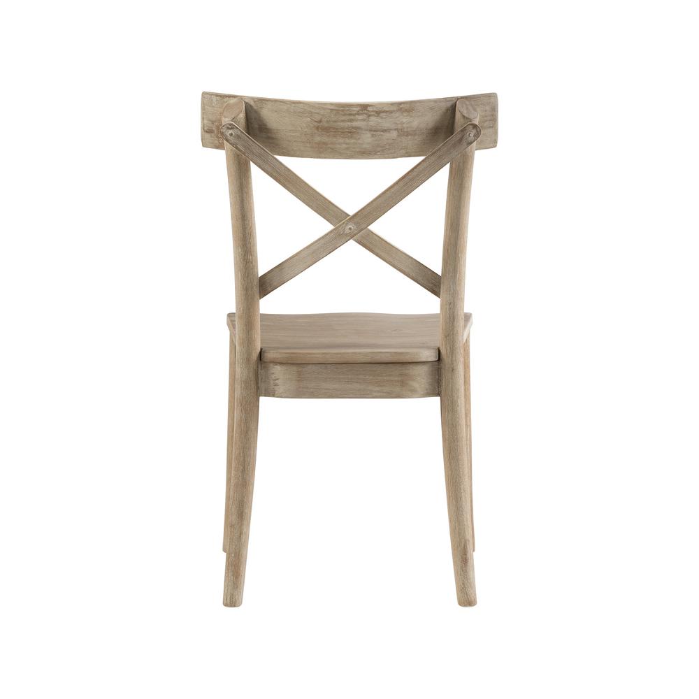 Keaton X-Back Wooden Side Chair Set
