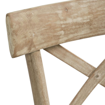 Keaton X-Back Wooden Side Chair Set