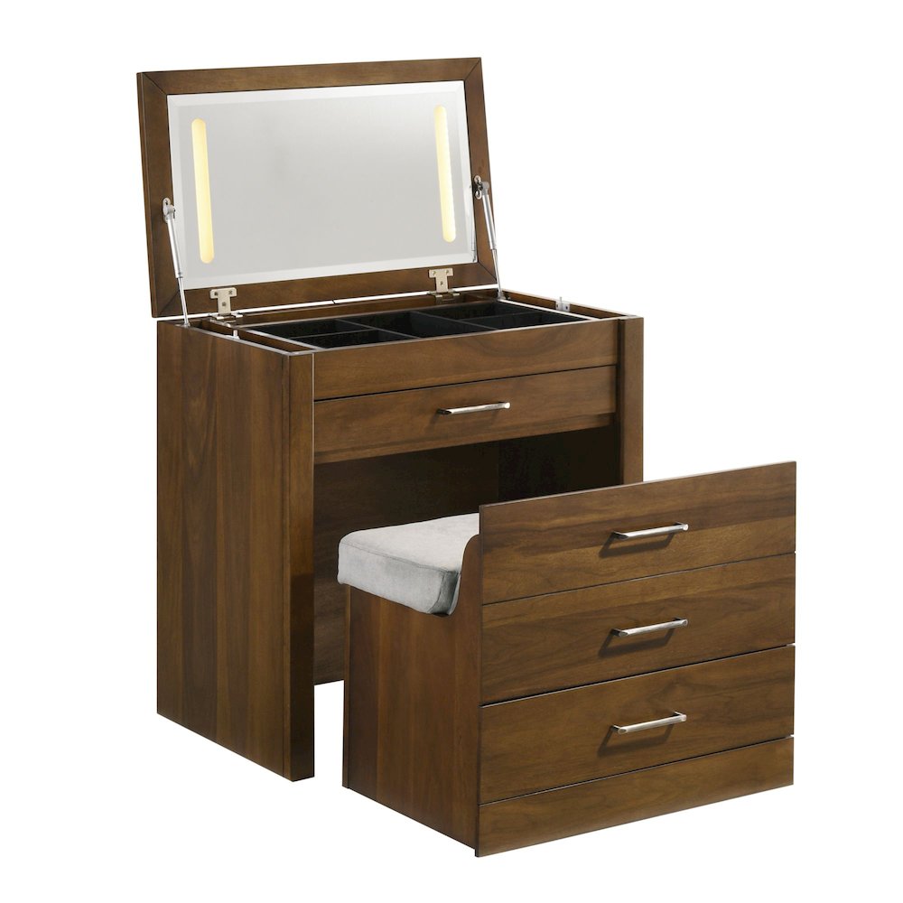 Zuma Dressing Table in Walnut