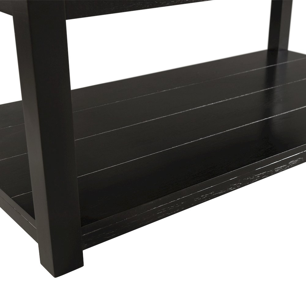 Evie w/ White Top - Rectangular Coffee Table W/Casters