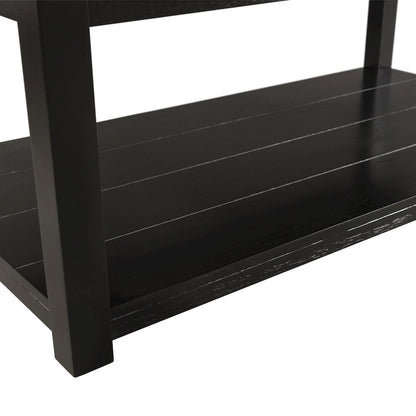 Evie w/ White Top - Rectangular Coffee Table W/Casters